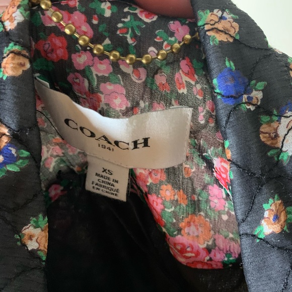 NWT coach chiffon biker jacket - Picture 6 of 8